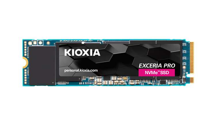 Disque Dur NVMe SSD Interne Kioxia Exceria Pro - 2To, M.2 2280, PCIe Gen4 x4, TLC 7300 MB/s