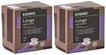 Capsules de café Solimo Lungo compatibles avec Nespresso - 100 capsules (2 paquets x 50) - Certifié Rainforest Alliance