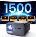OmniStar L80 Videoprojecteur, 1500 ANSI Lumens, Full HD 1080P Natif (Via Coupon - Vendeur tiers)