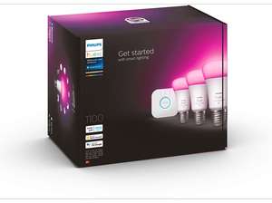 Pack Philips Hue - Pont + 3 ampoules E27 White & Colors (Frontaliers Allemagne)
