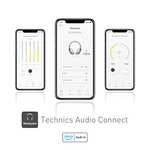 Casque audio sans-fil Bluetooth Technics EAH-A800 - Réduction de Bruit, Argent ou Noir