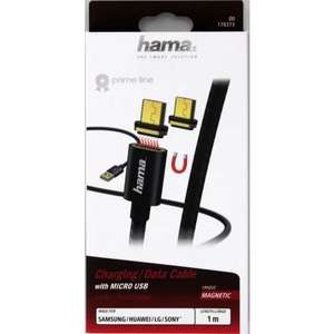 Câble micro USB Hama vers USB - 1m, Noir