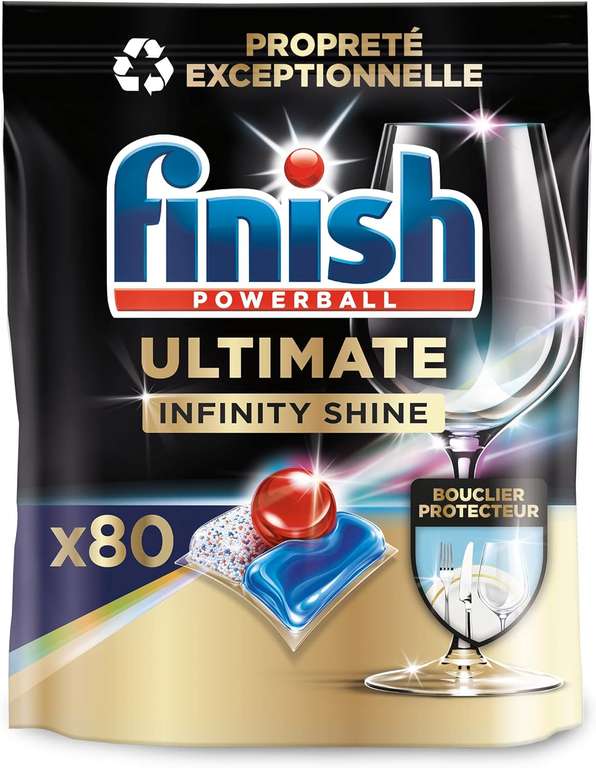 Sélection de pastilles lave vaisselle Finish en promotion - Ex: Finish Ultimate Plus Infinity Shine - 73 capsules