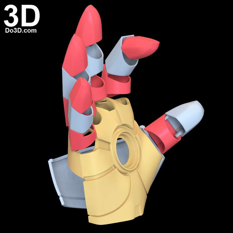 [Imprimante 3D] Fichier STL Gant Iron Man MK 2 ~ MK 45 (Dématérialisé)