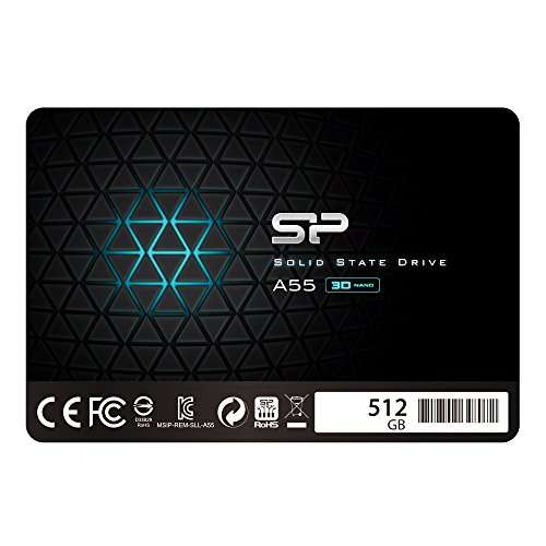 SSD interne 2.5" Silicon Power Ace A55 - 512 Go (vendeur tiers)
