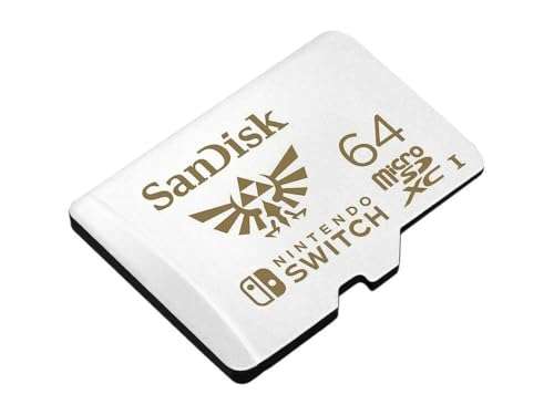 Carte SanDisk microSDXC Zelda 64 Go pour Nintendo Switch