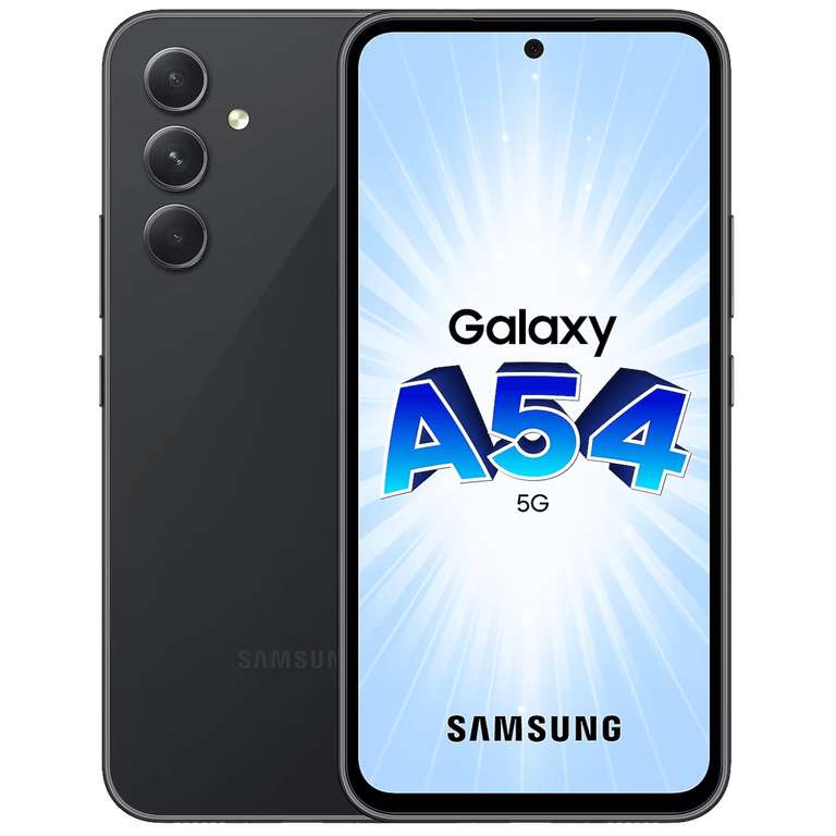 [Client RED/SFR Mobile] Smartphone 6,4" Samsung Galaxy A54 - 128 Go (Via ODR de 40€ + Bonus de reprise 70€ et ODR Samsung 50€)
