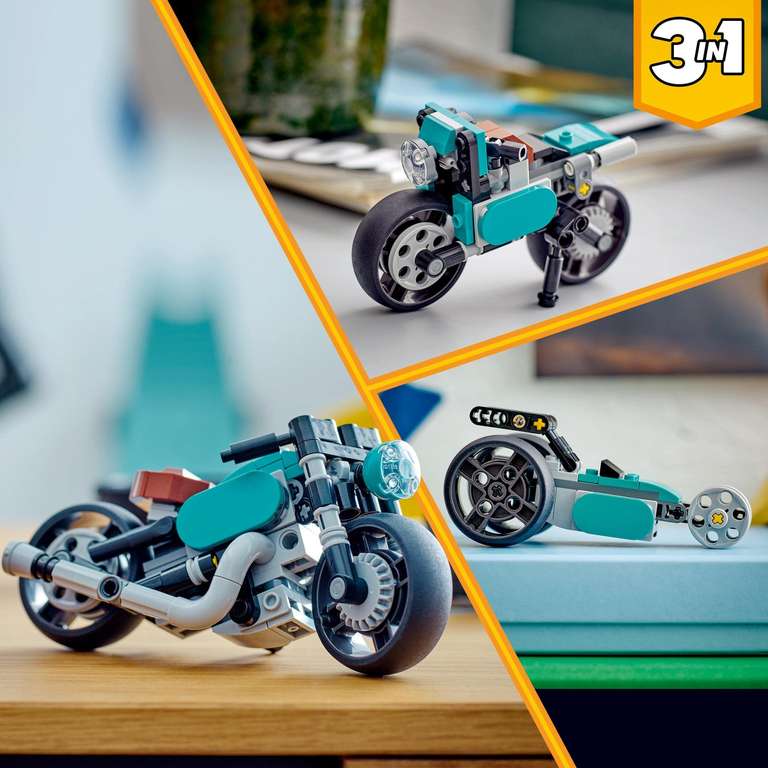 LEGO 31135 Creator 3-en-1 : La Moto Ancienne (via coupon)