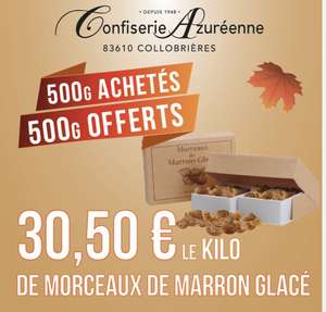 Marrons glacés morceaux - 1 Kg (confiserieazureenne.com)