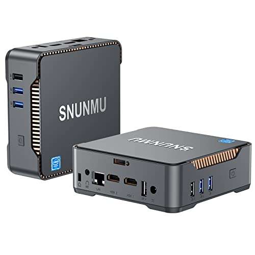 Mini PC Snunmu - Celeron J4125, 8Go RAM, 128Go, Windows 10 Pro (Vendeur Tiers)