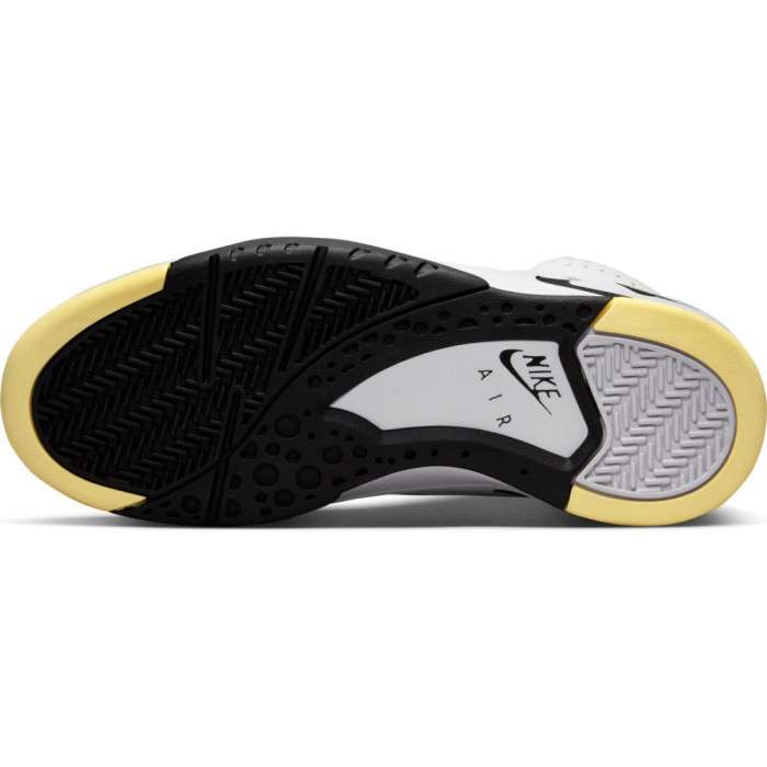 Baskets Nike Air Flight Lite Mid White Lemon Black - tailles 40 au 48,5