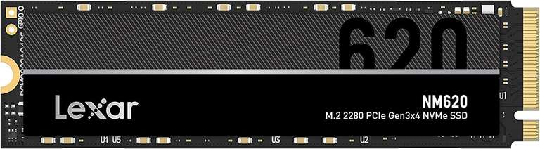 SSD interne M.2 NVMe Lexar NM620 - 512 Go à 35.90€, 1 To à 58.16€ & 2 To à 109.99€ (Jusqu'à 3500-3000 Mo/s)