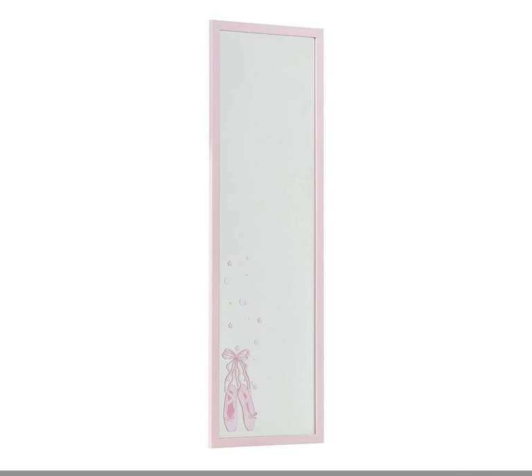 Miroir Ballerine - 30x90 cm, rose