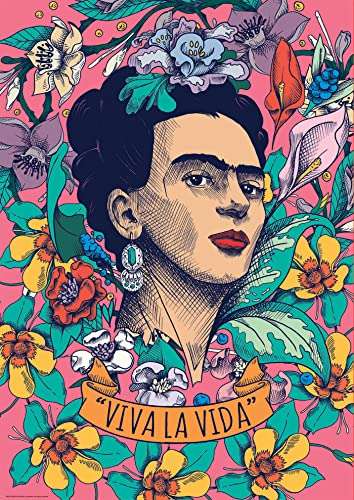 Puzzle 500 pièces Educa Viva la Vida, Kahlo Frida - 34 x 48 cm