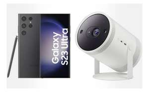 Smartphone 6.8" Samsung Galaxy S23 Ultra 5G - 256 Go, Vert (Via 150€ d'ODR) + vidéoprojecteur The Freestyle