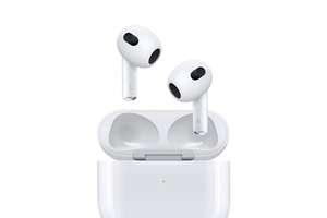 Ecouteurs sans fil Apple AirPods 3 avec boitier MagSafe - reconditionné grade A+ (via ODR 50€)