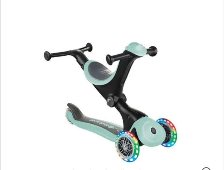 Trottinette Idkids Go up Deluxe Globber - roues lumineuses - Vert menthe