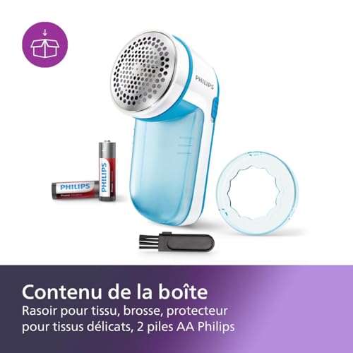 Rasoir Philips Anti-bouloche et Anti-Peluche - Bleu (Via Coupon)