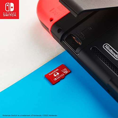 Carte MicroSD SanDisk Nintendo Switch - 128Go