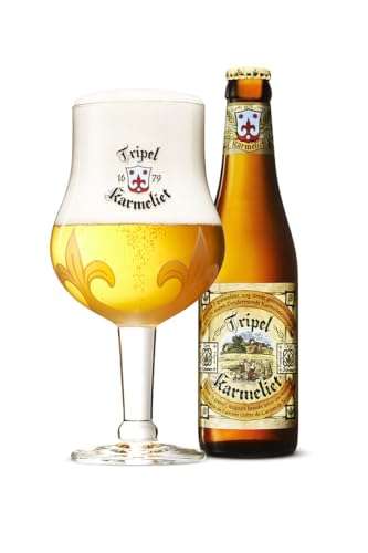 Coffret bière Tripel Karmeliet 4 Bouteilles 33cl + 1 verre