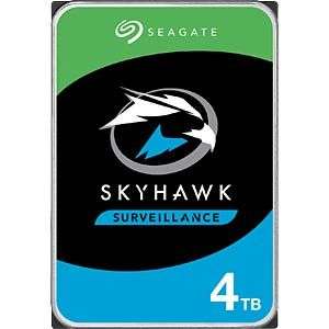 Disque dur interne 3.5" Seagate Skyhawk, SATA 6Go/s, 256 Mo de mémoire cache - 4 To