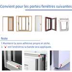 Joint Fenêtre et Porte Cuysfead - 300cm - Blanc (Vendeur Tiers - Via coupon)