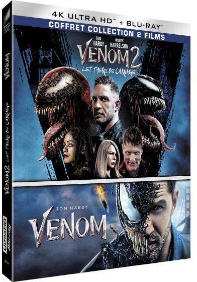 Blu-ray 4K UHD : Venom + Venom 2 : Let There Be Carnage