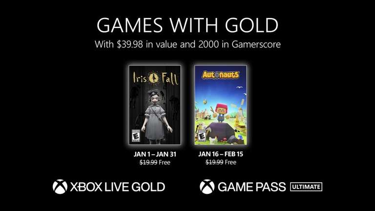 [Gold] Iris.Fall et Autonauts offerts sur Xbox One et Xbox Series X|S (Dématérialisés)