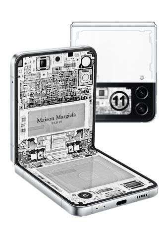 Smartphone 6.7" Samsung Galaxy Z Flip4 5G - Édition Limitée Maison Margiela, 512Go (2 coques + Chargeur 25W inclus)