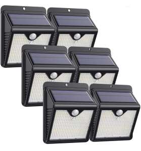 Lot de 6 lampes solaires - 150 LED / 1000 Lumens (vendeur tiers)