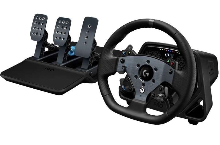 Volant Logitech G Pro Racing Wheel + Pédalier Pro Racing Pedals pour  Playstation/PC –