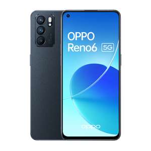 Smartphone 6.43" Oppo Reno6 5G - fHD+ AMOLED 90 Hz, MediaTek Dimensity 900, 8 Go RAM, 128 Go (Via ODR de 50€)