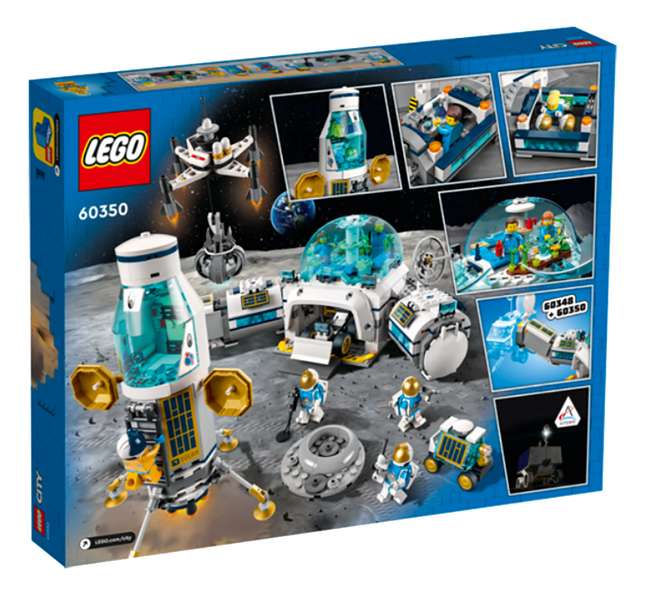 Jouet Lego City La base de recherche lunaire 60350 (Frontaliers Belges)