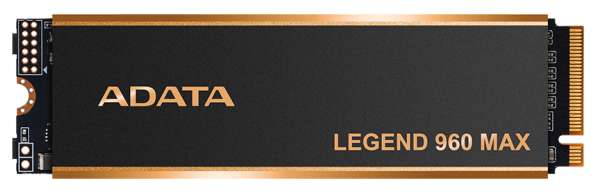 SSD interne M.2 NVMe ADATA Legend 960 Max - 2 To, 7400-6800 Mo/s, avec dissipateur, compatible PS5