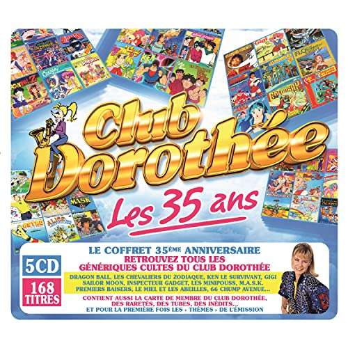 Coffret 5 CD - Club Dorothée les 35 ans