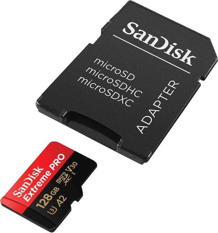 Carte mémoire microSDXC SanDisk Extreme Pro - 128 Go