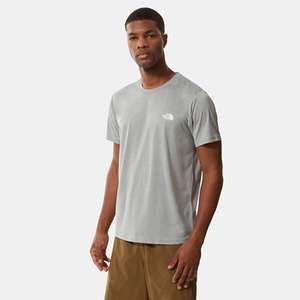 T-shirt homme The North Face Reaxion Amp Crew - gris, taille S et XS