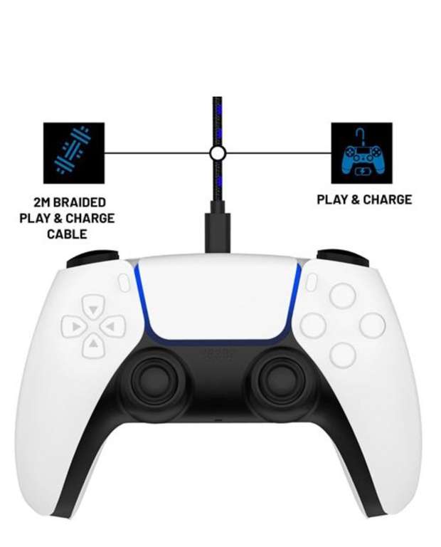 Station Gaming Stealth Ultimate pour PS4 5 en 1 - Blanc