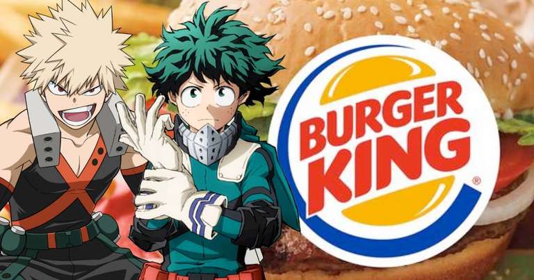 T Shirt Burger King My Hero Academia