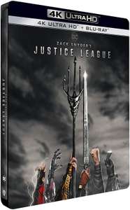 Coffret Blu-Ray Zack Snyder’s Justice League - 4K Ultra HD + Blu-Ray, Édition boîtier SteelBook (Vendeur tiers)