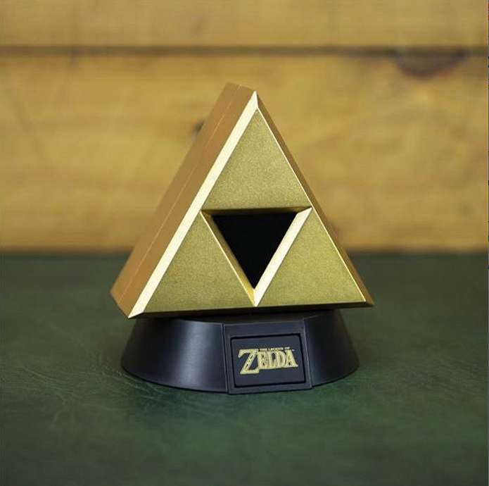 Lampe Zelda Icon Light Gold Triforce
