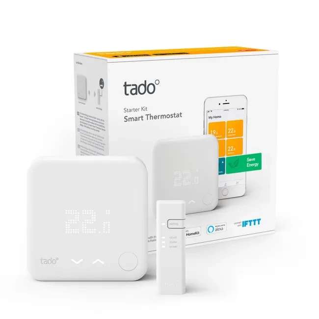 Kit Démarrage Thermostat connecté et Intelligent Filaire Kit V3+ Tado (sans fils à 135€) - Sélection de villes