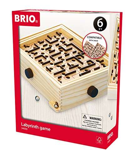 Jeu d'adresse en bois Brio (34000) - Labyrinthe Game