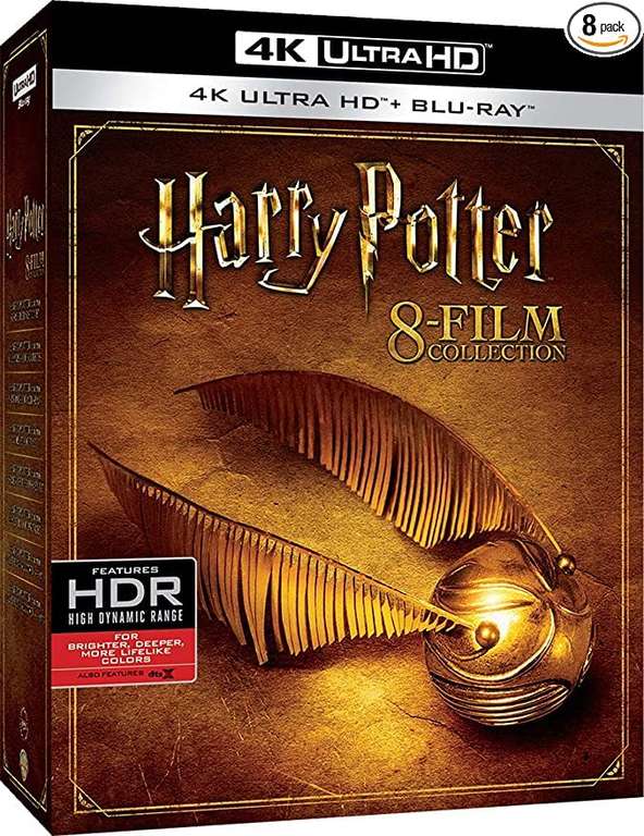 Pack Série Films - Collection Harry Potter l'intégrale - Orange