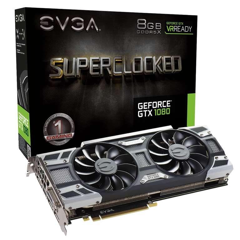 Carte graphique EVGA GeForce GTX 1080 SC SuperClocked - 8 Go