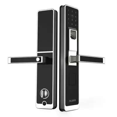 Serrure Connectée Xiaomi Aqara Smart Door Touch Lock  Noir - Déverrouillage par Empreinte Digitale, Digicode, Clé ou Carte d'Accès