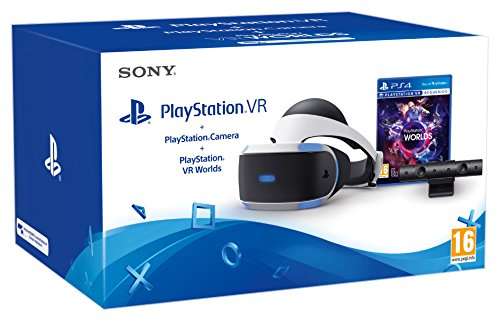 Pack Sony PlayStation : Casque PS VR + Caméra + VR Worlds (via 59.8€ sur la carte fidélité, Hyper Géant)