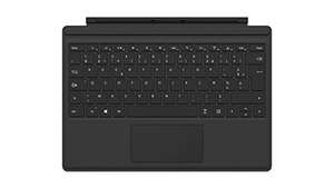 Clavier Type Cover Microsoft  pour Surface Pro 3, Surface Pro 4 et Surface Pro (2017) – Noir