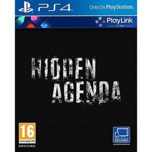 Jeu Hidden Agenda sur PS4