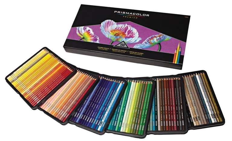 Boite de 150 crayons de couleur Prismacolor Premier - Taxes et livraison incluses